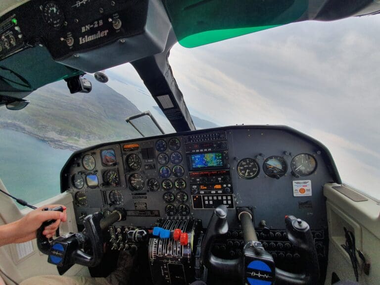 An Islander Cockpit Ride: Flying Around Scotland’s Hebrides with Hebridean Air Services