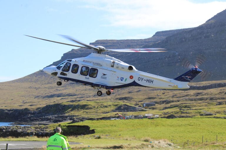 A Spectacular Helicopter Ride: Svínoy to Vágar on an AW139