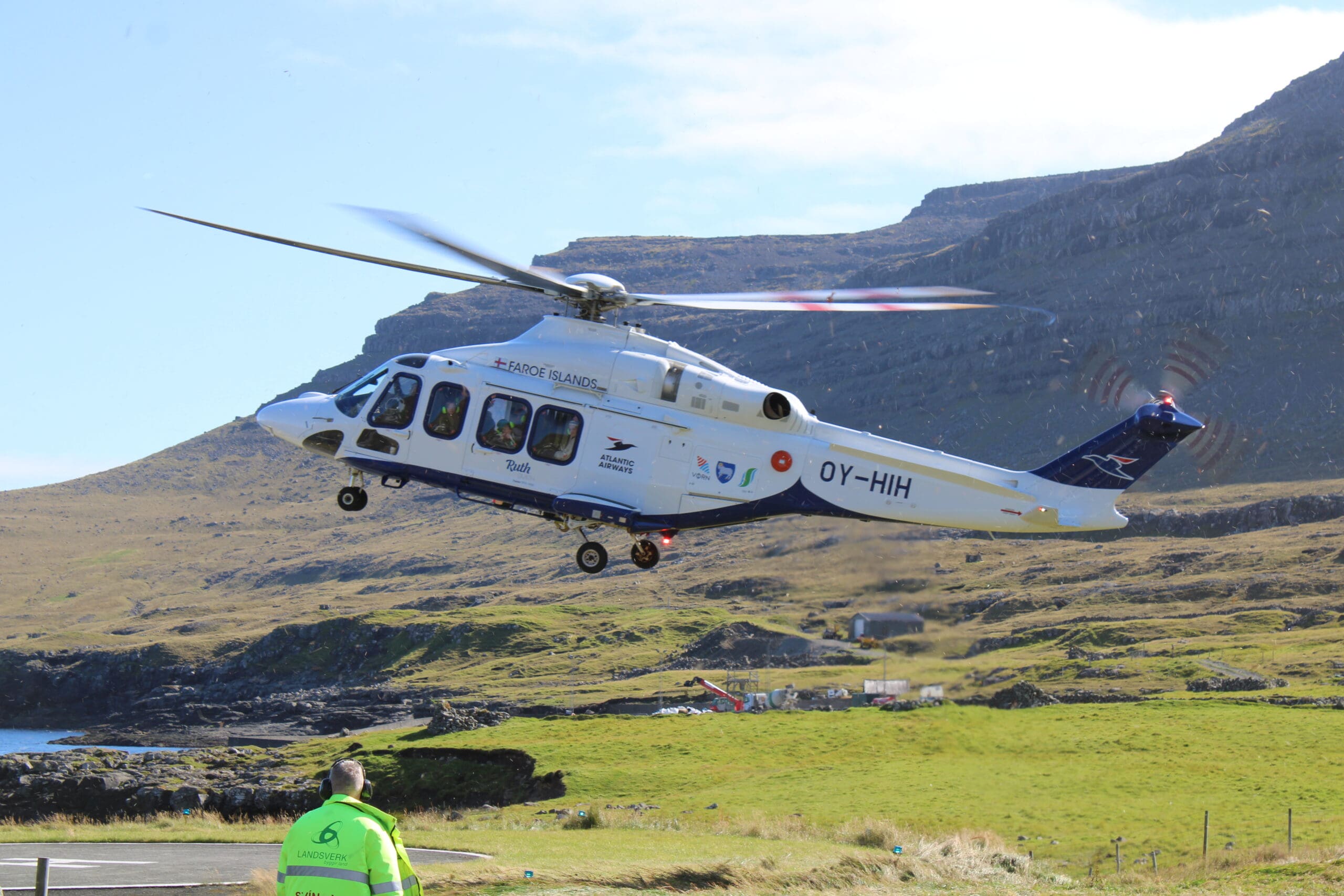 A Spectacular Helicopter Ride: Svínoy to Vágar on an AW139