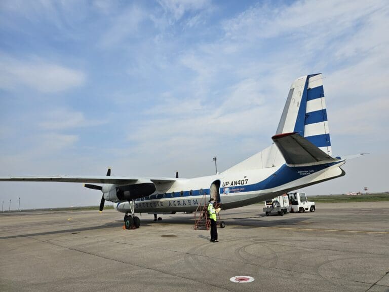 Flying Through Kazakhstan on a Vintage Soviet Turboprop: Astana to Almaty via Balkhash on an Antonov An-24