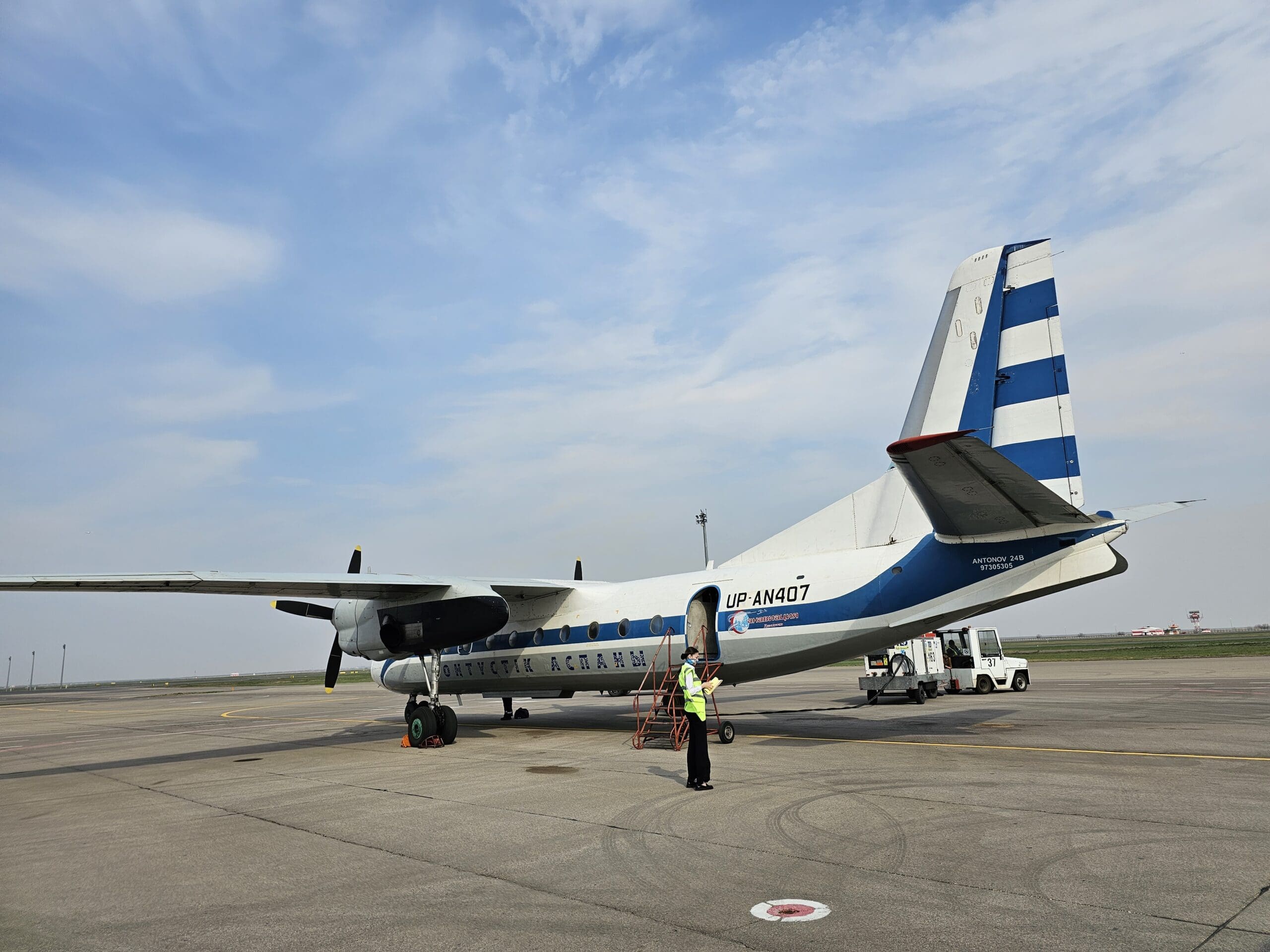 Flying Through Kazakhstan on a Vintage Soviet Turboprop: Astana to Almaty via Balkhash on an Antonov An-24