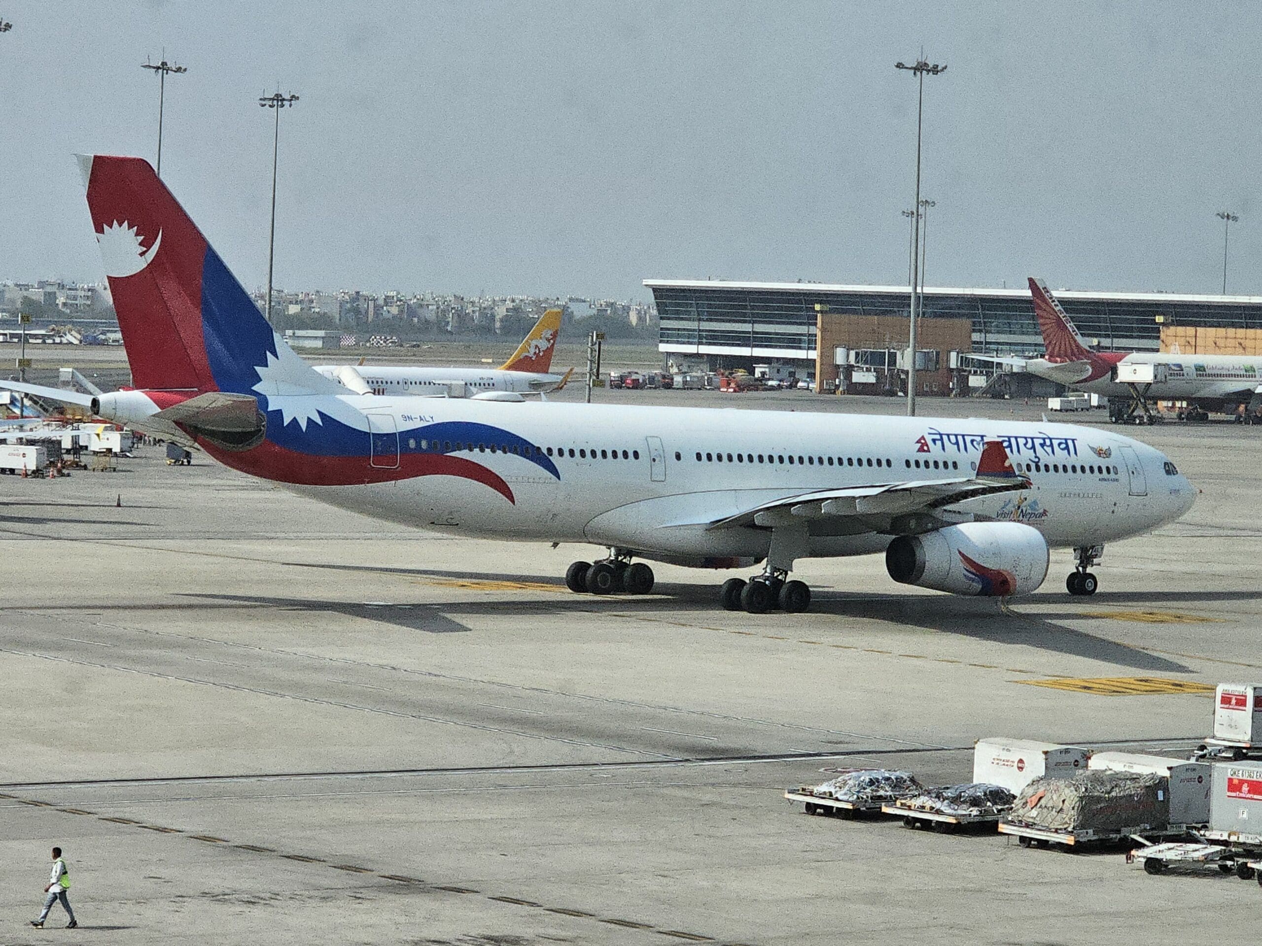 Flying the Nepal Airlines Flagship Airbus A330: Delhi to Kathmandu