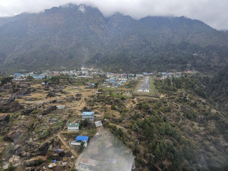Flying to World Famous Lukla by Helicopter